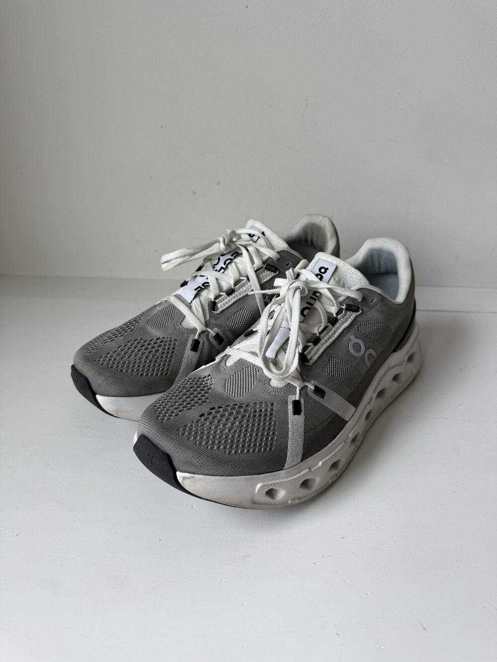 On Cloudeclipse Mens Size 11.5 Gray Alloy Athletic Running Shoes Sneakers